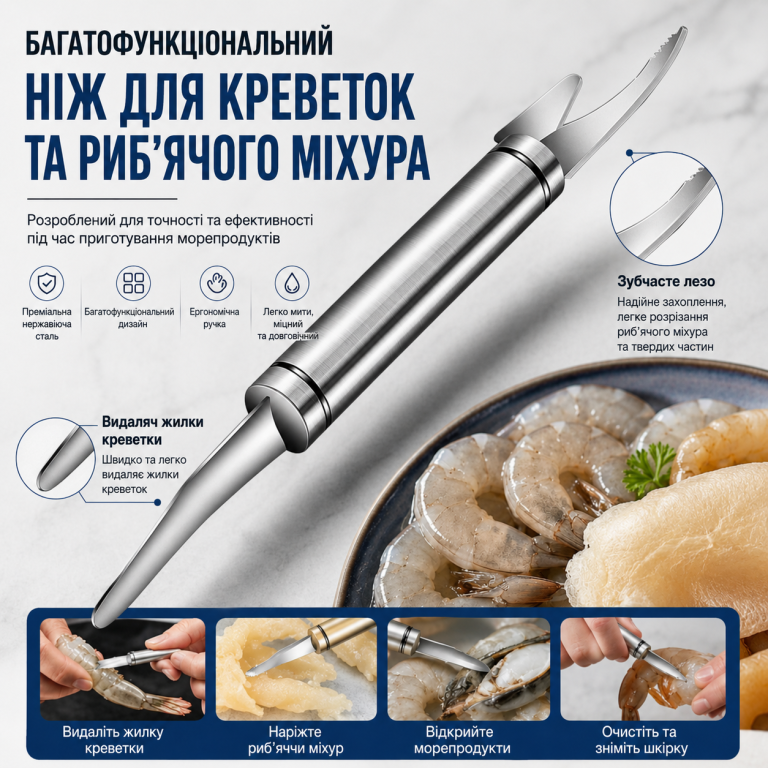 5 в 1 багато функціональний ніж